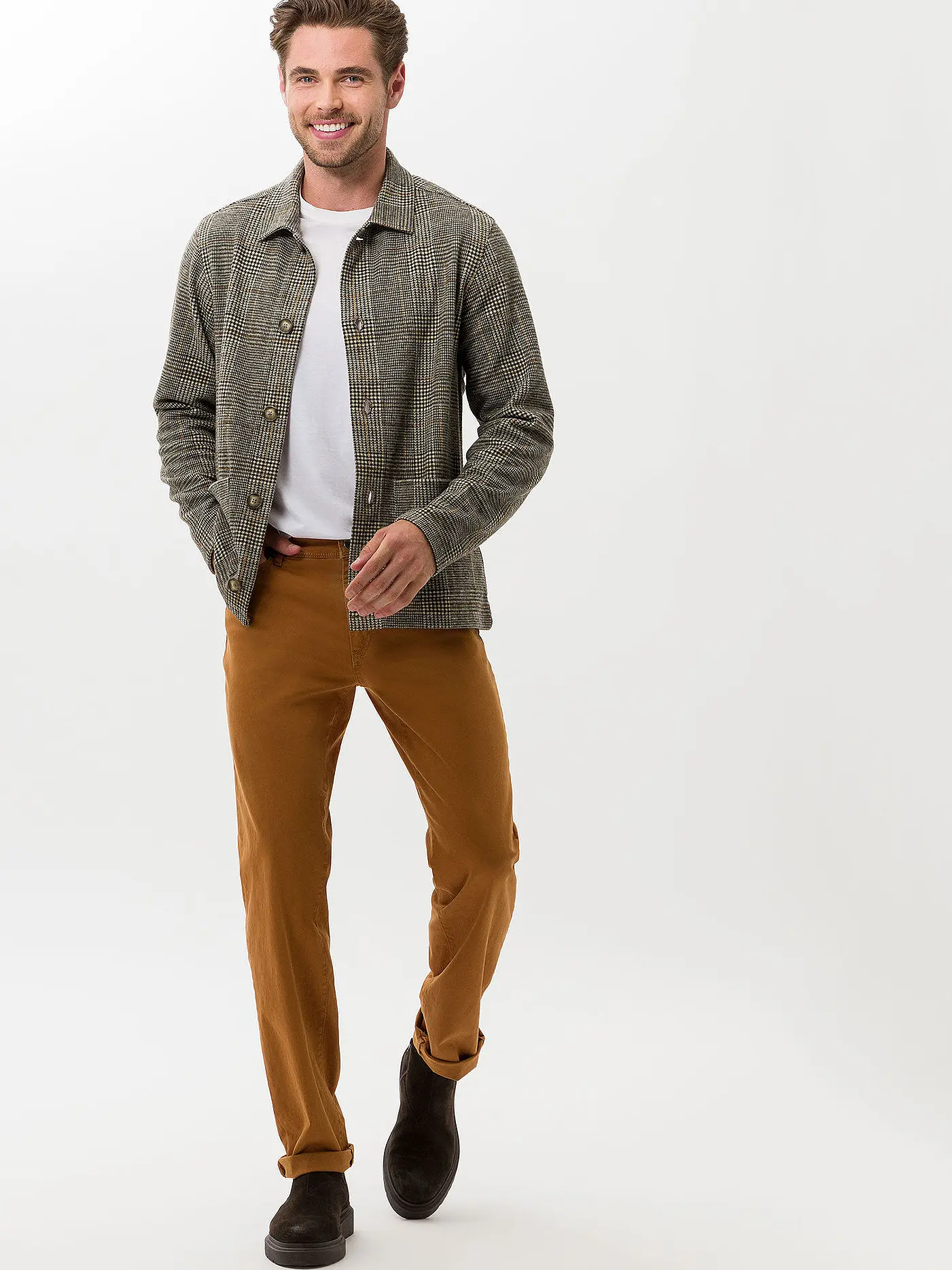 BRAX | Hose Straight Fit CADIZ | camel